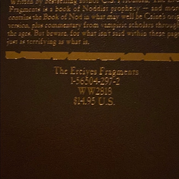 C.S. Friedman Book with Gold Design - Picture 3 of 4